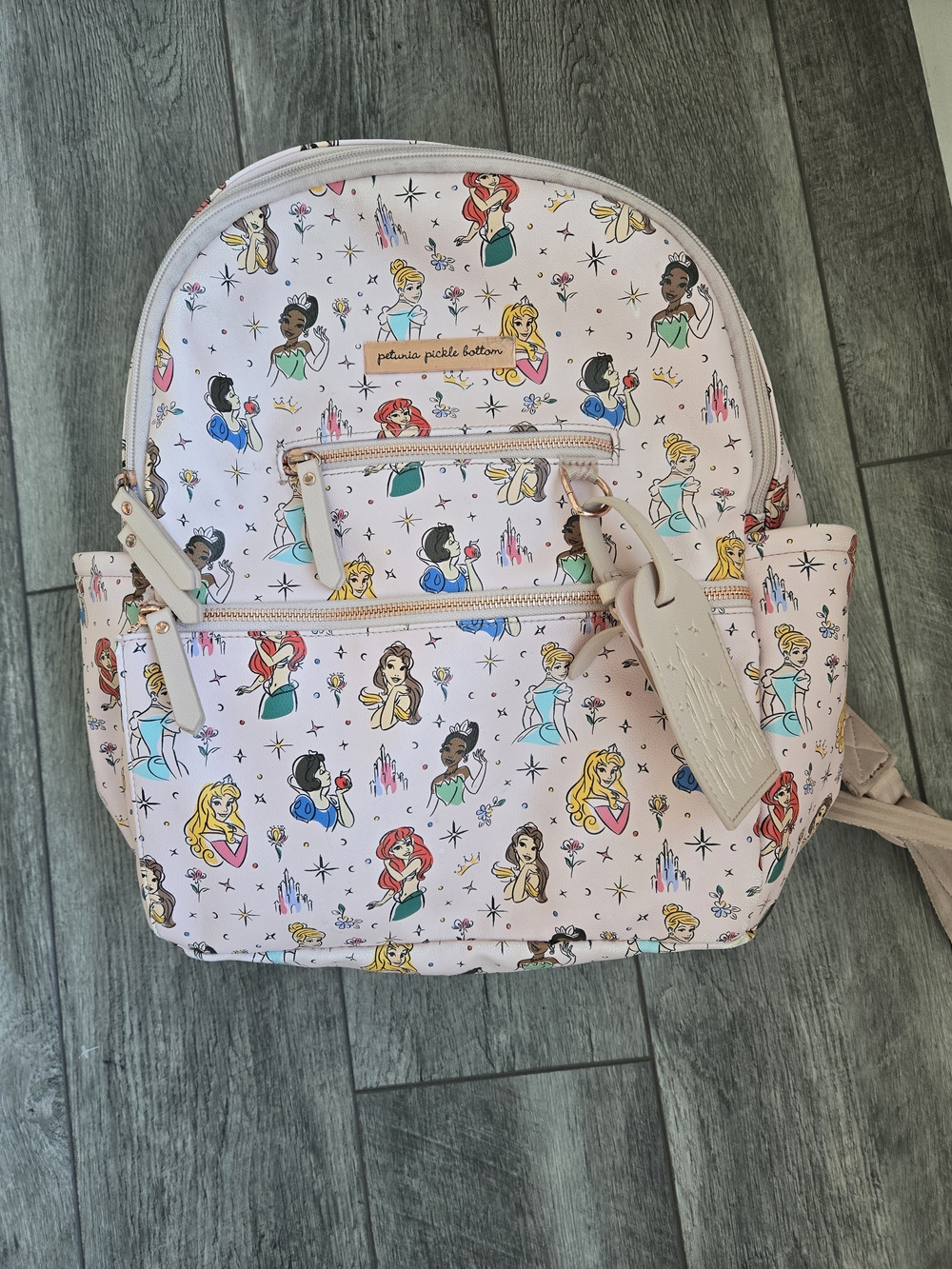 petunia pickle bottom Pink Disney Princess Backpack